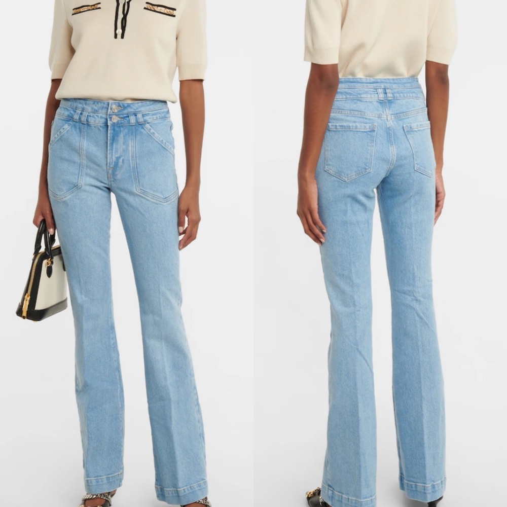 Frame Denim Light Blue Flare Jeans